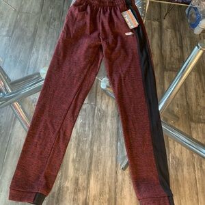 Hind Maroon and Black Sports Jogging pants